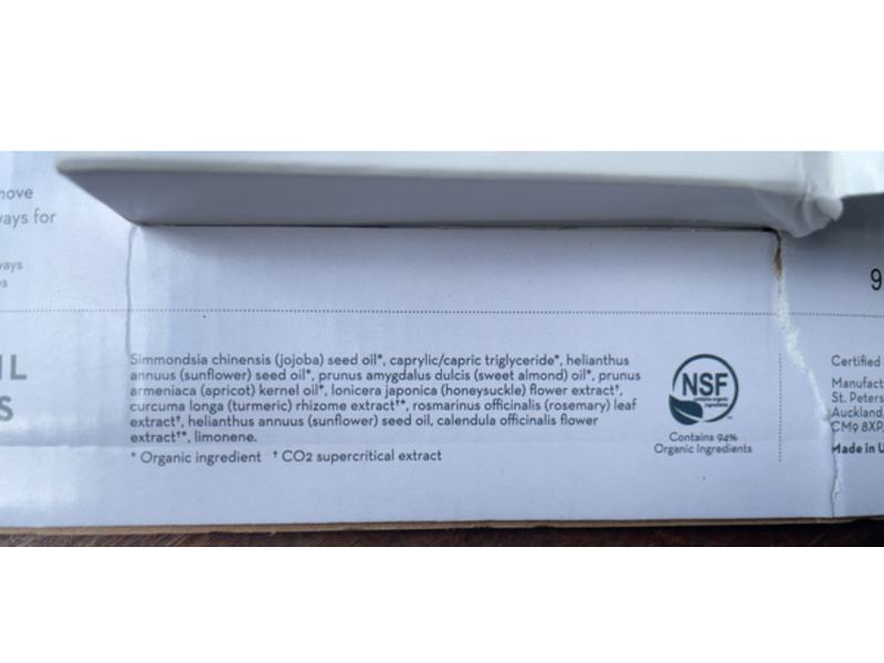 The Organic Skin Co The Good Face Oil, Honeysuckle & Turmeric, 1.0 fl oz/30 mL