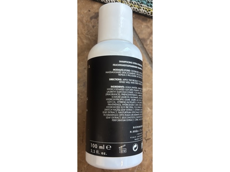 Acca Kappa Extra Moisturizing Shampoo, 3.3 fl oz/100 mL