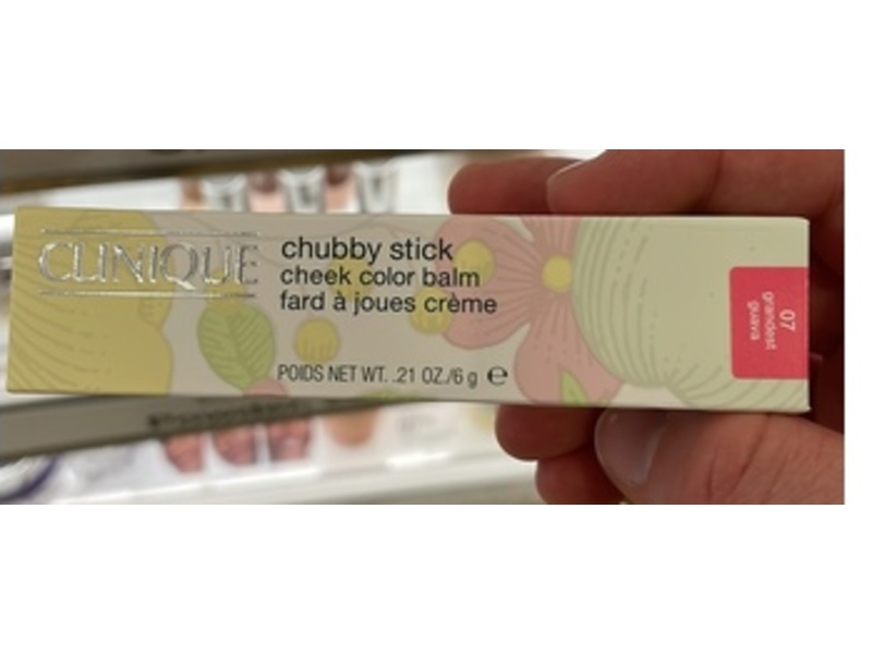 Clinique Chubby Stick Cheek Colour Blush Balm, 07 Grandest Guava, 0.21 oz/6 g