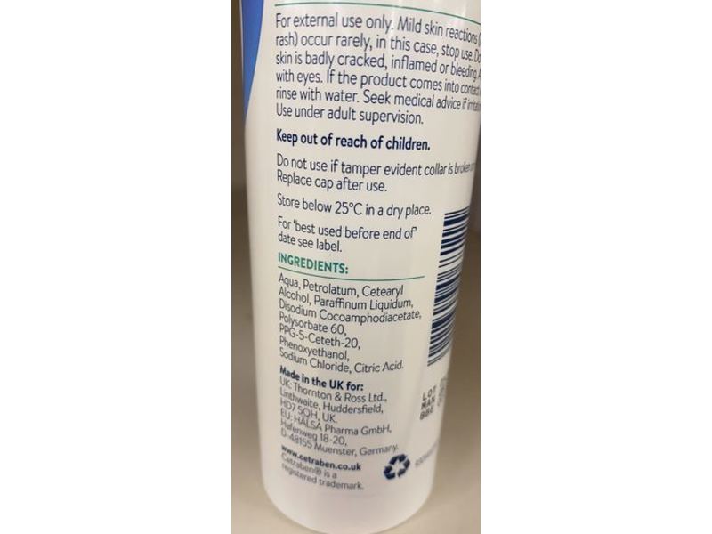 Cetraben Moisture Protect Facial Cleanser, 200 mL