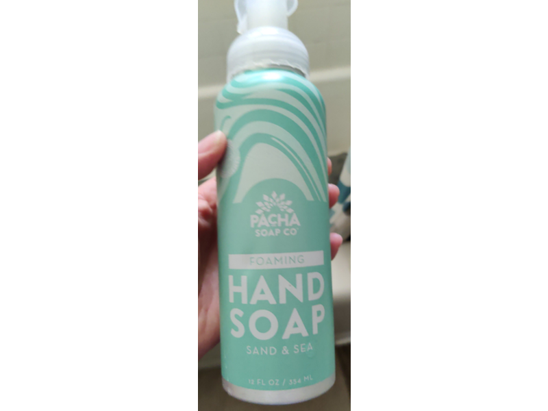 Pacha Soap Co Foaming Hand Soap, Sand & Sea, 12 fl oz/354 mL
