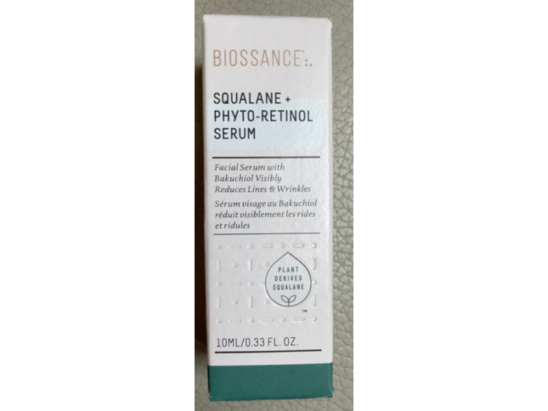 Biossance Squalane + Phyto-Retinol Serum, 0.33 fl oz/10 mL