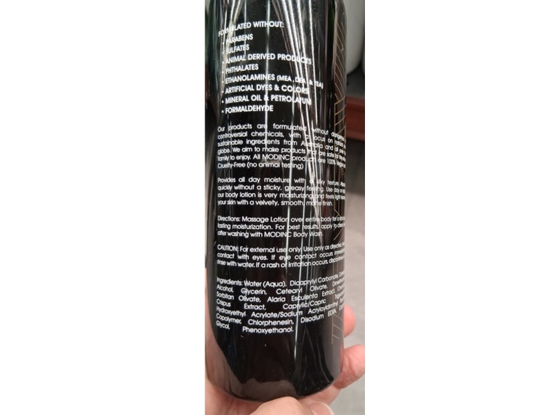 Modinc Body Lotion, 11.5 fl oz/340 mL