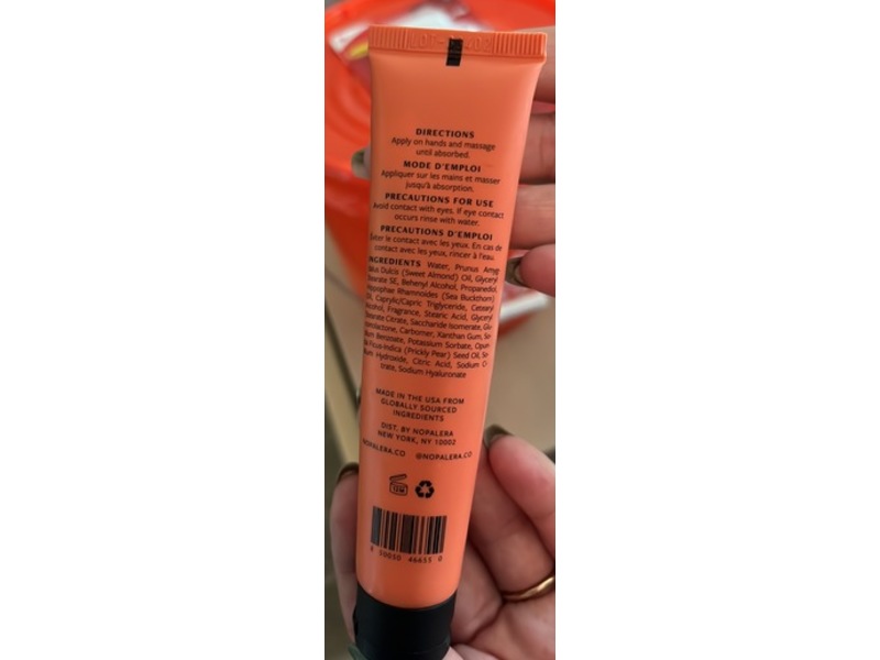 Nopalera Cactus Hand Cream, 1.5 oz/42 g