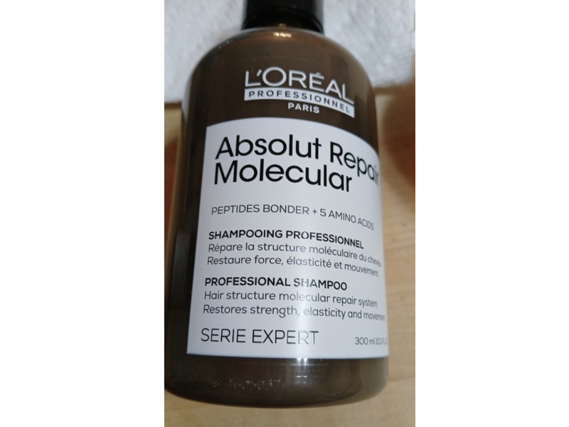 L'oreal Professionnel Paris Absolut Repair Molecular Shampoo, 10.1 fl oz/300 mL