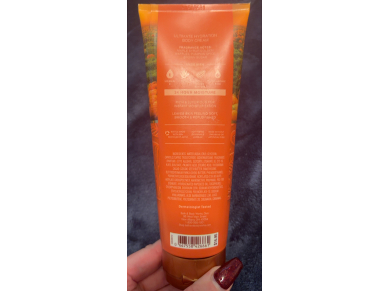 Bath & Body Works Body Cream, Pumpkin Peccan Waffles, 8 oz/226 g