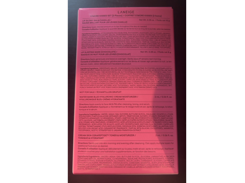 Laneige S'More Kisses Set, Chocolate + Vanilla