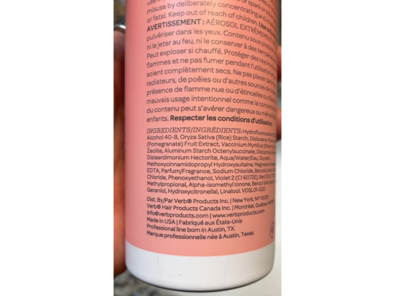Verb Dry Shampoo, Light, 5 fl oz/179 mL