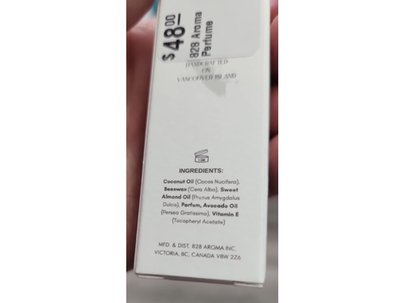 828 Aroma Perfume, Solid, 0.28 oz/8 g