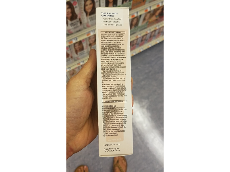 Clairol Semi-Permanent Root Touch-Up Color Blending Gel, Black, 1.5 fl oz/45 mL.