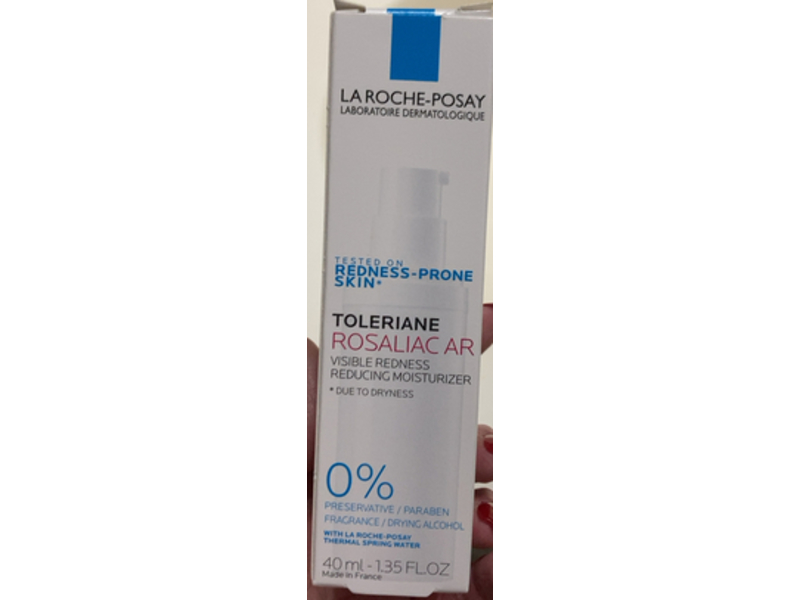 La Roche Posay Redness Reducing Moisturizer, Fragrance Free, 1.35 fl oz/40 mL