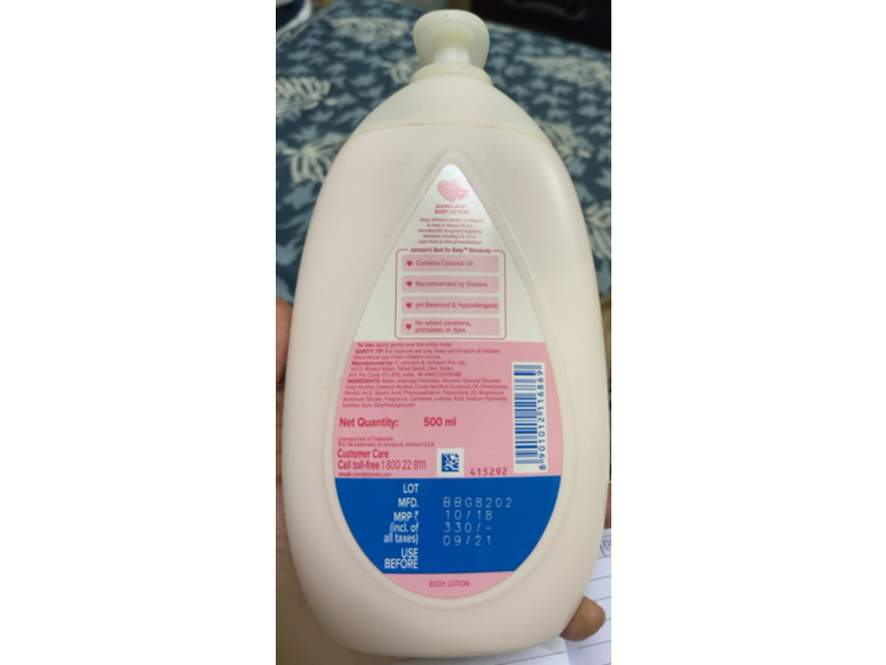 Johnson’s Baby Lotion, 500 mL