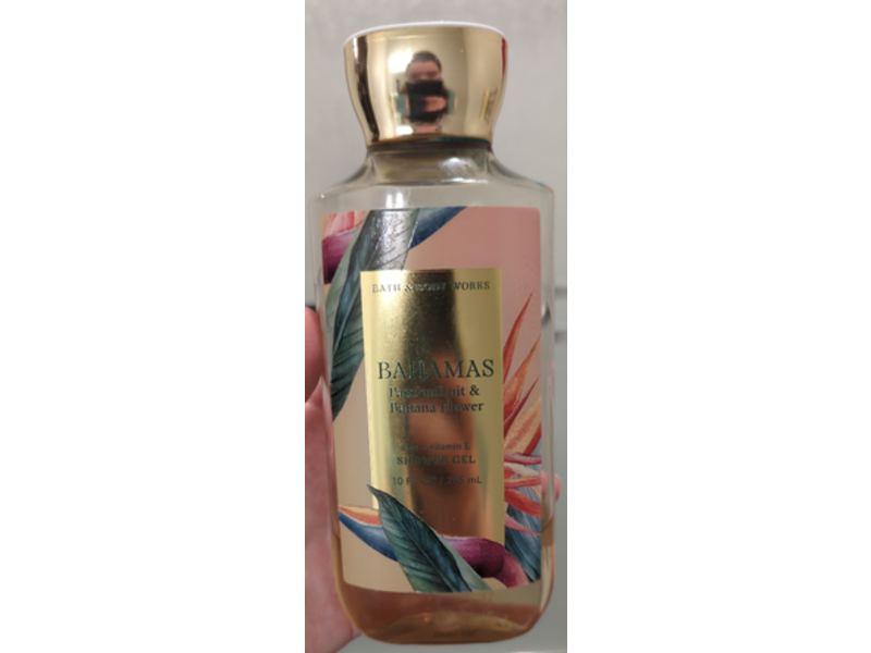 Bath & Body Works Shower Gel, Bahamas Passion Fruit & Banana Flower, 10 fl oz/295 mL