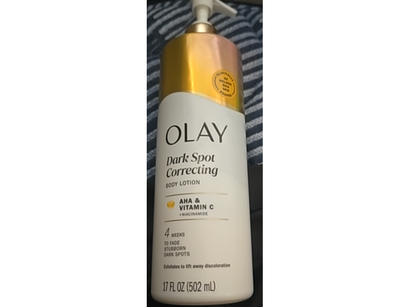 Olay Dark Spot Correcting Body Lotion, AHA & Vitamin C, 17 fl oz/502 mL