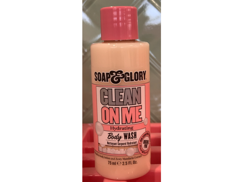Soap & Glory Clean On Me Hydrating Body Wash, 2.5 fl oz/75 mL