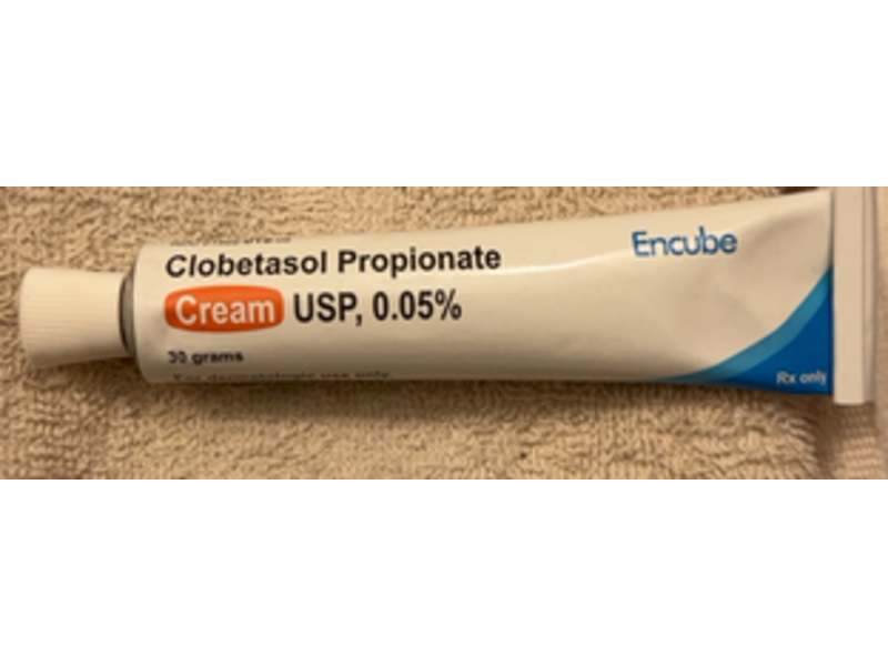 Clobetasol Propionate Cream USP , 0.05%, 30 g, Encube (RX)