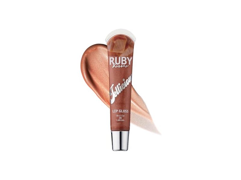 Ruby Kisses Jellicious Lip Gloss, JLG05 Caramel Frappuccino, 0.5 fl oz/15 mL