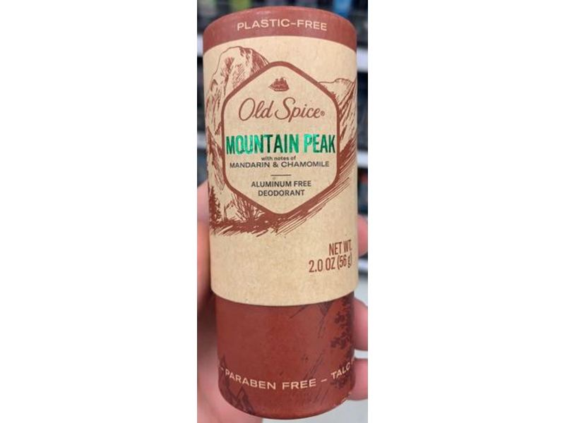 Old Spice Mountain Peak Deodorant, Mandarin & Chamomile, 2.0 oz/56 g