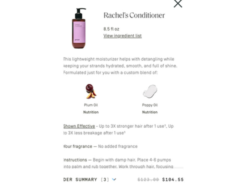 Prose Rachel's Conditioner, 8.5 fl oz