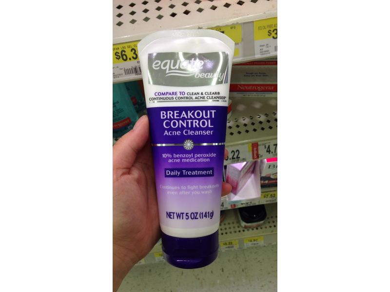 equate daily acne control cleanser