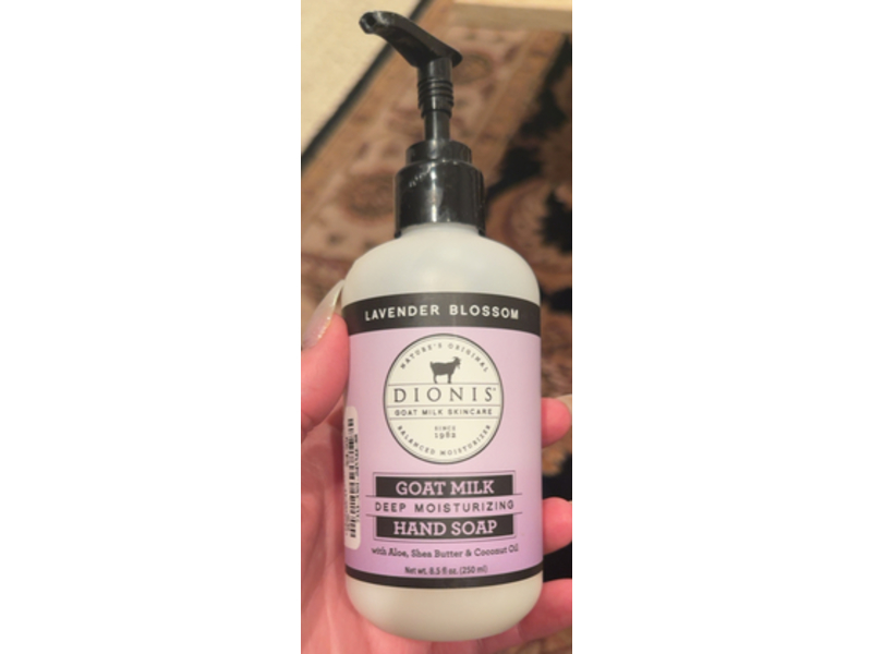 Dionis Goat Milk Hand Soap, Lavender Blossom, 8.5 fl oz/250 mL