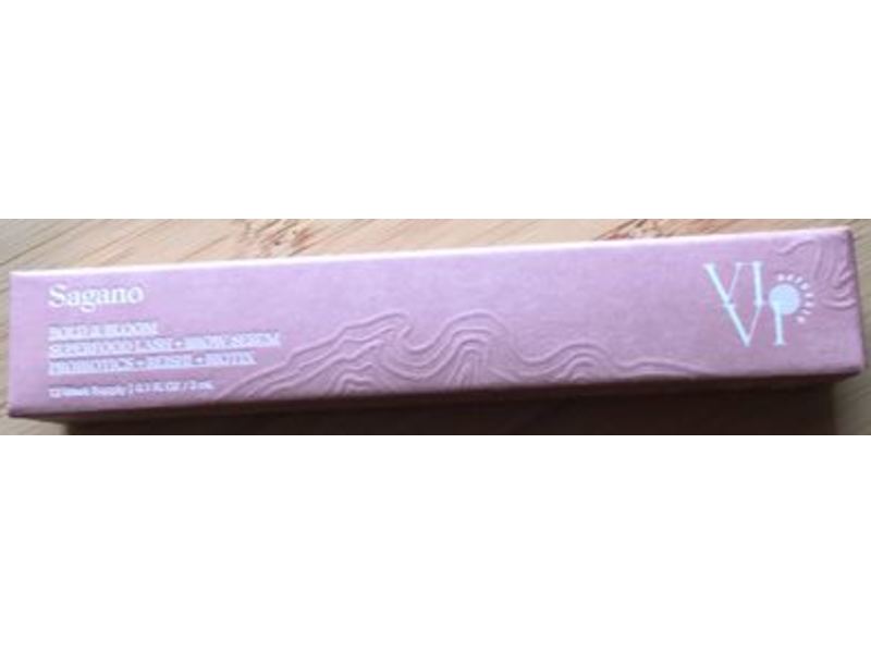 Vivi Naturals Sagano Bold & Bloom Superfood Lash + Brow Serum, 0.1 fl oz/3 mL