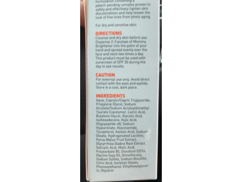 Visha Skincare 5 In 1 Mommy Brightener, Illuminotex, 1.8 fl oz/51 mL