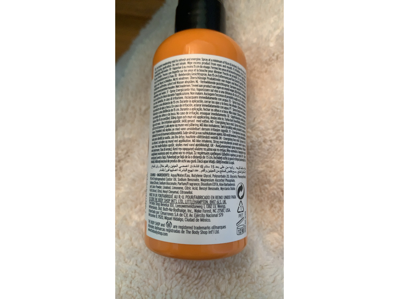 The Body Shop Energising Face Mist, Vitamin C, 3.3 fl oz/100 mL