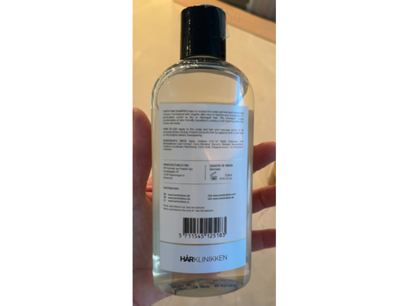 Harklinikken Fortifying Shampoo, Organic Aloe Vera, 8.45 fl oz/250 mL