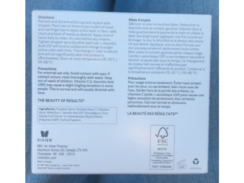 Vivier Grenzcine Serum, 1 fl oz/30 mL