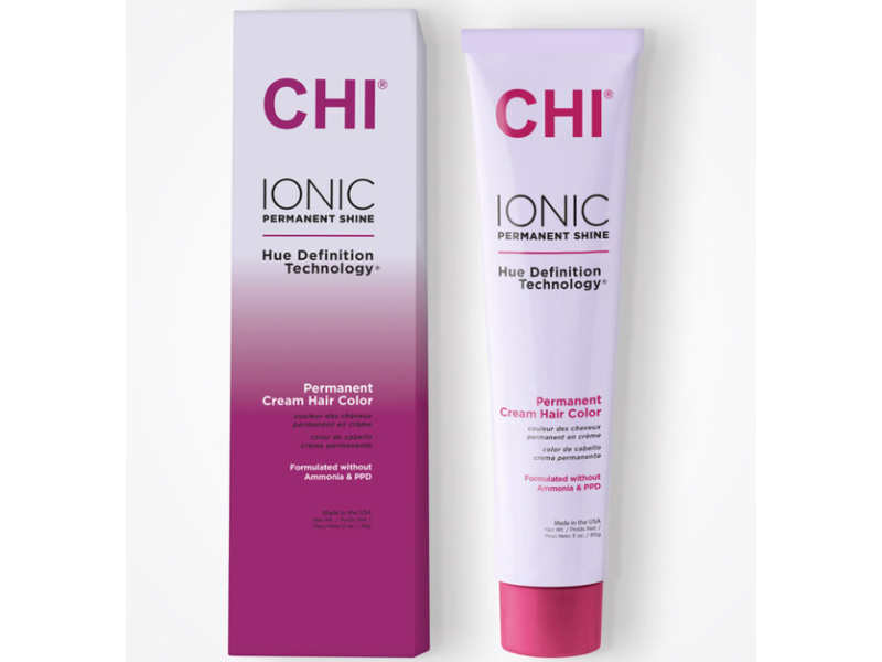 CHI Ionic Permanent Shine Permanent Cream Hair Color, 7CG Dark Copper Golden Blonde, 89 g