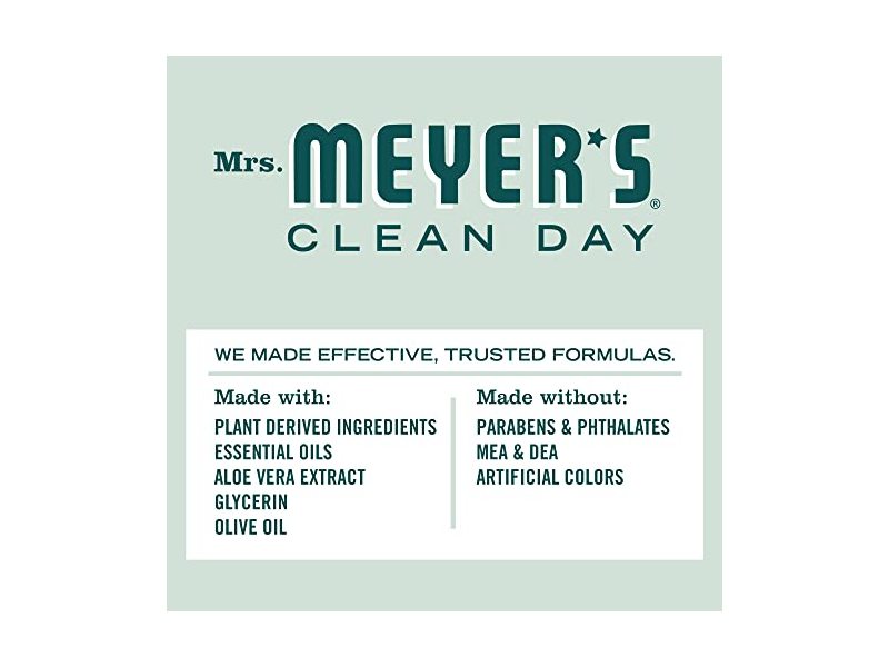 Mrs. Meyer's Clean Day Hand Soap, Olive Oil & Aloe Vera, 12.5 fl oz/370 mL