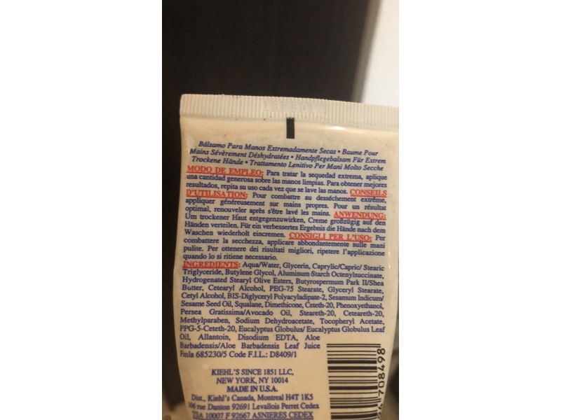 Kiehl's Since 1851 Ultimate Strength Hand Salve, 2.5 fl oz/75 mL