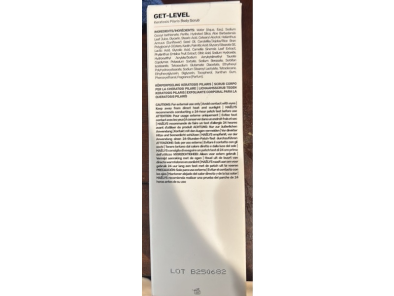 Maelys Get-Level Keratosis Pilaris Body Scrub, 5 fl oz/150 mL