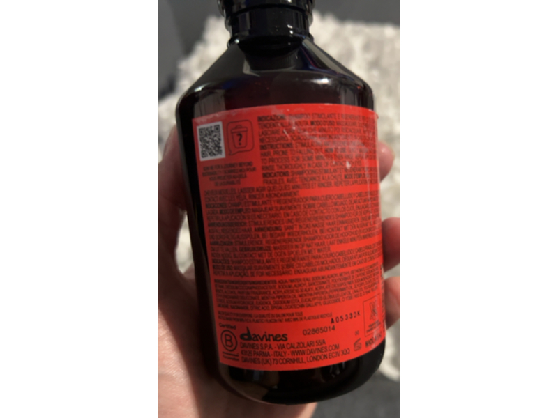 Davines Naturaltech Energizing Shampoo, 8.45 fl oz/250 mL