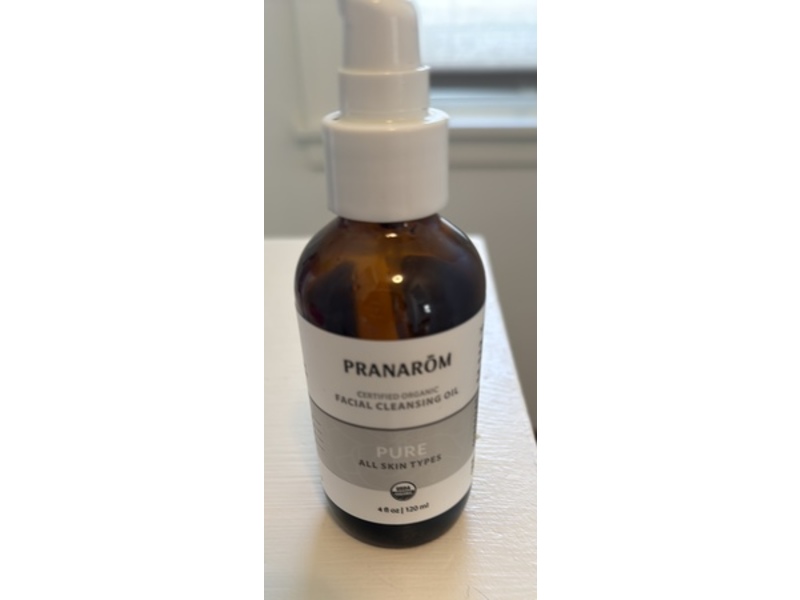 Pranarom Facial Cleansing Oil, Pure, 4 fl oz/120 mL