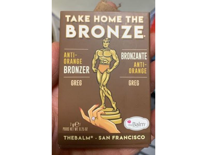 The Balm Take Home The Bronze, Anti-Orange Bronzer, Greg, 0.25 oz/7 g