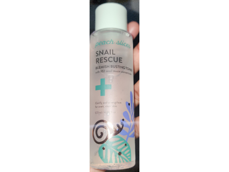 Peach & Lily Peach Slices Snail Rescue Blemish Busting Toner, 4.05 fl oz/120 mL