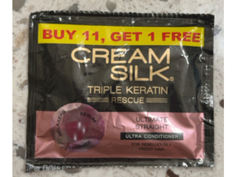 Cream Silk Triple Keratin Rescue Ultra Conditioner, 10 mL