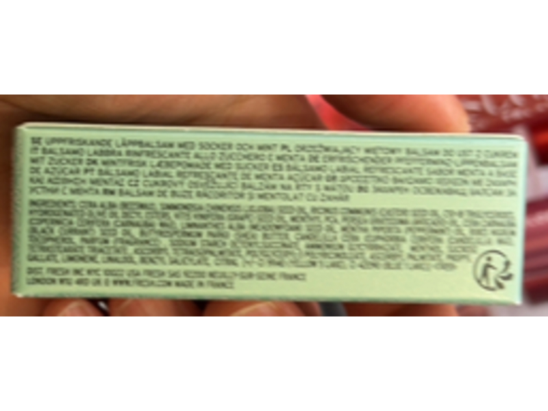 Fresh Freshening Lip Treatment, Sugar Mint Rush, 0.15 oz/4.3 g