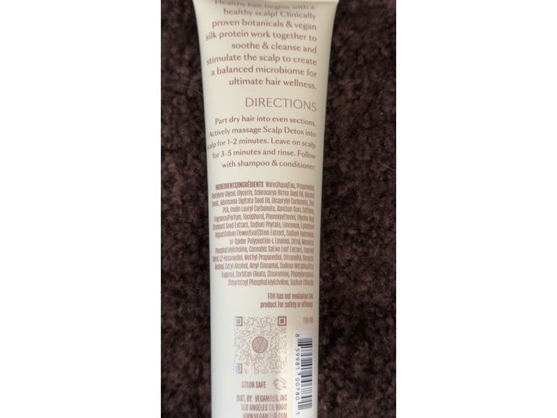 Vegamour Gro + Advanced Scalp Dextoxifying Serum, 2 fl oz/60 mL