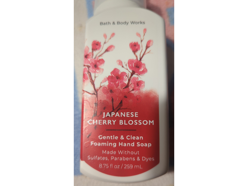 Bath & Body Works Gentle & Clean Foaming Hand Soap, Japanese Cherry Blossom, 8.75 fl oz