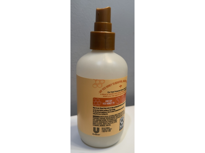 Yes! Honey Heat Protectant Spray, Natural Honey, 8 fl oz/236 mL
