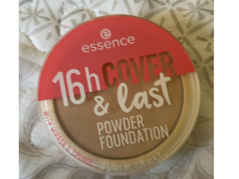 Essence Cover & Last Powder Foundation, 07 Natural Suede, 0.28 oz/8 g