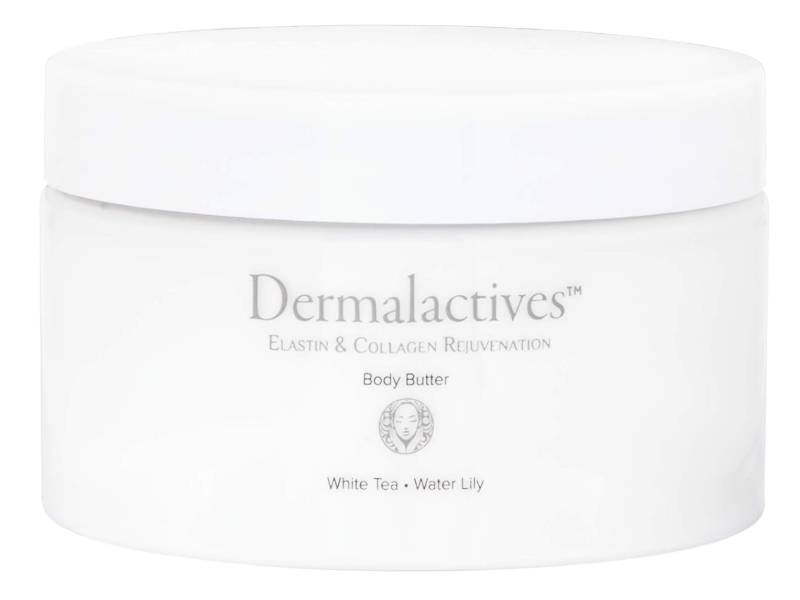 Dermalactives Elastin & Collagen Rejuvenation Body Butter, White Tea & Water Lily, 9.52 oz/250 g