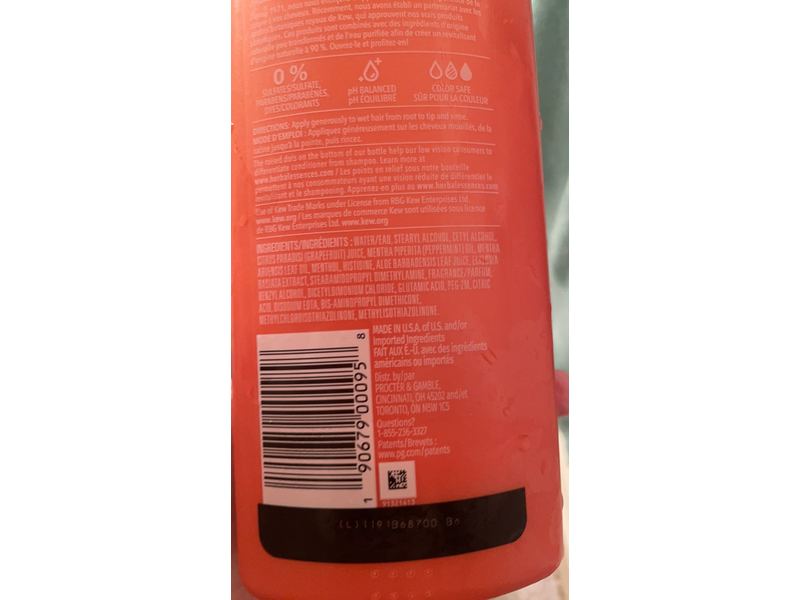 Herbal Essences Naked Volume Conditioner, White Grapefruit & Mint, 20.2 fl oz/600 mL