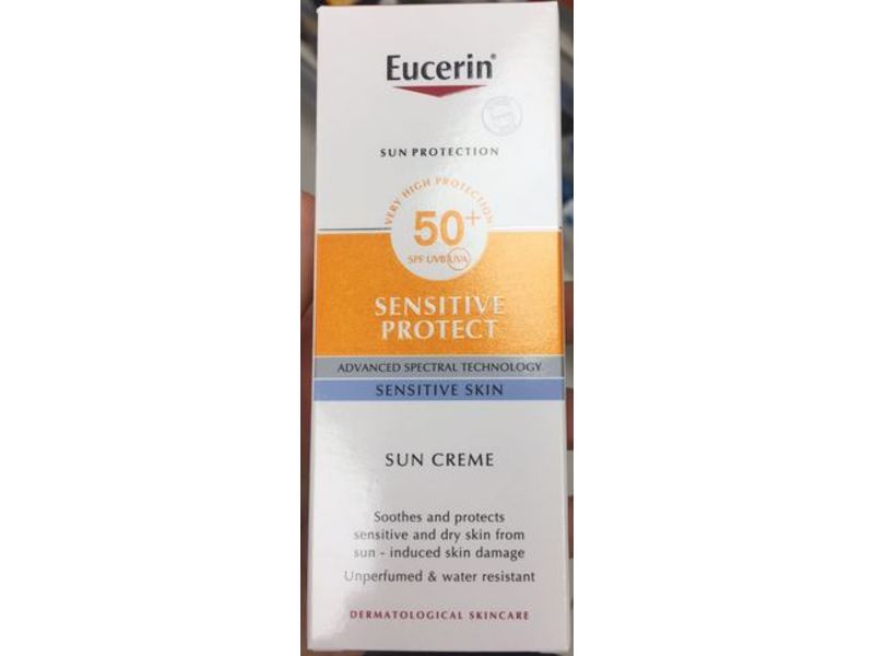 Eucerin Sensitive Protect Sun Creme SPF50+, 50 mL