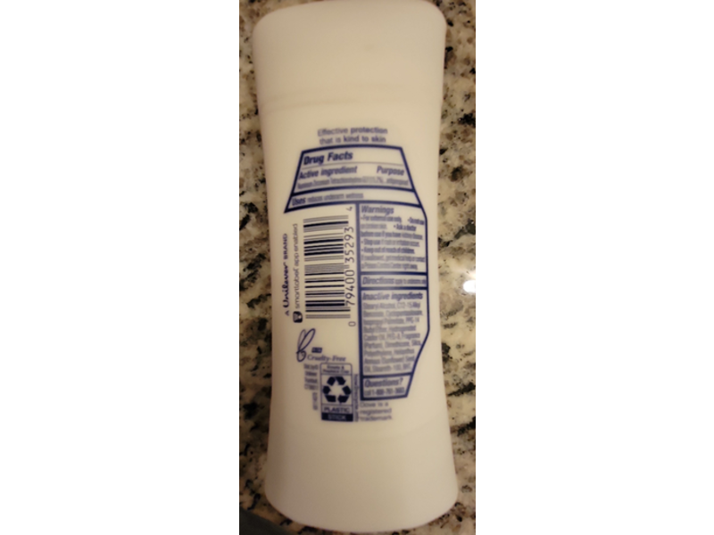 Dove Advanced Care Antiperspirant Deodorant, Rose Petal, 2.6 oz/74 g, Pack Of 4