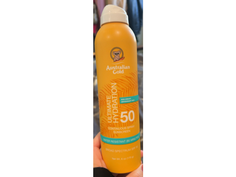 Australian Gold Ultimate Hydration Sunscreen, SPF 50, 6 oz/170 g