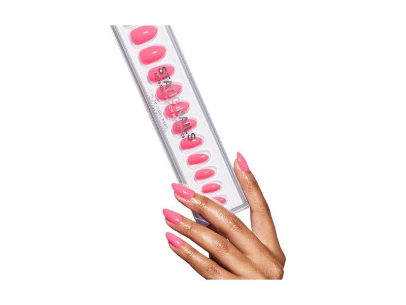 Static Nails Reusable Pop-On Manicures, Juicy Flora, 30 Count